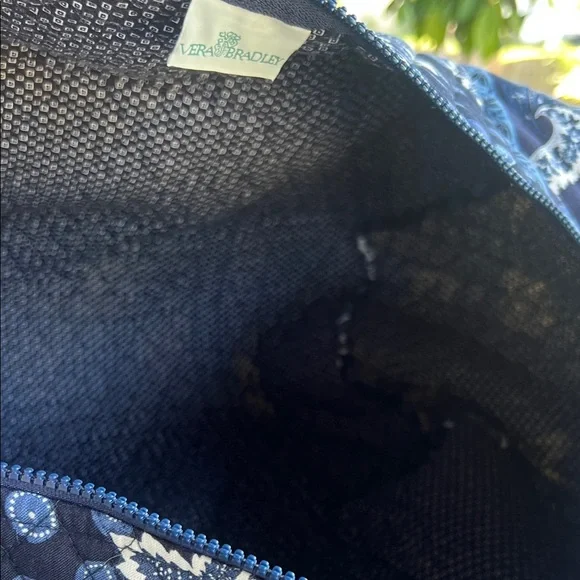 Vintage VERA BRADLEY Blue Coin Y2K Medium Duffle - Picture 15 of 15